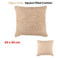 Accessorize Pippa Stone Square Filled Cushion 45cm x 45cm