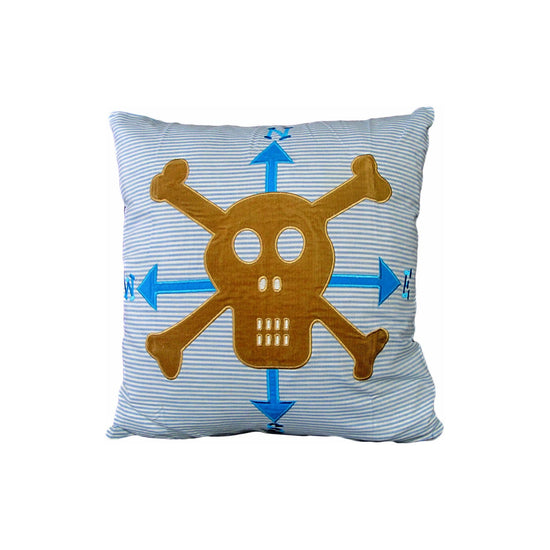 Happy Kids Pirate 43x43 cm Square Filled Cushion