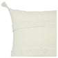 Accessorize Indra Cotton Cushion Cover Off White