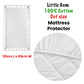 Little Gem 100% Cotton Cot Mattress Protector