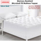 Cloudland 1000GSM Memory Resistant Microball Fill Mattress Topper King Single