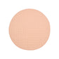 Little Gem Round Linen Cotton Baby Play Mat Peach 130cm Diameter