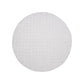 Little Gem Round Linen Cotton Baby Play Mat Silver 130cm Diameter