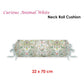 PIP Studio Curious Animal White Neck Roll Cushion