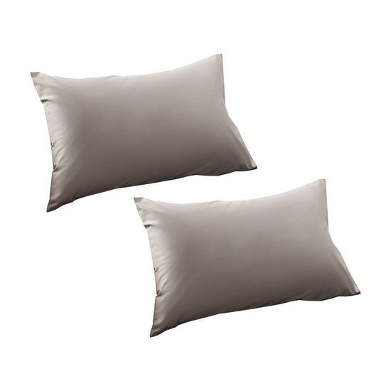 Accessorize Stone 400TC Bamboo Cotton Pair of Standard Pillowcases 48 x 73 + 15cm