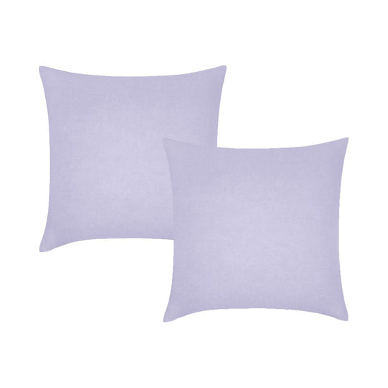 Vintage Design Homewares Pair of Lilac French Linen European Pillowcases 65 x 65cm