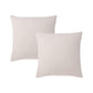Accessorize Pair of  White/Natural Piped Hotel Deluxe Cotton European Pillowcases