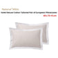 Accessorize Pair of  White/Natural Tailored Hotel Deluxe Cotton Standard Pillowcases