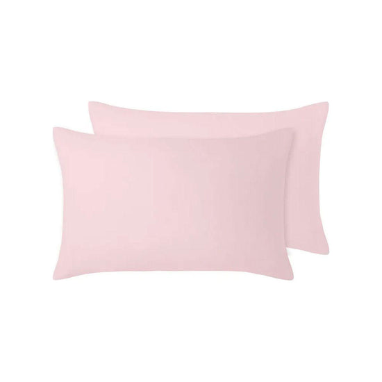 Vintage Design Homewares 100% Linen Pair of Standard Pillowcases Blush 48 x 73 cm
