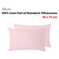 Vintage Design Homewares 100% Linen Pair of Standard Pillowcases Blush 48 x 73 cm