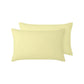 Vintage Design Homewares 100% Linen Pair of Standard Pillowcases Butter 48 x 73 cm