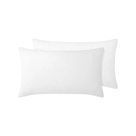 Vintage Design Homewares 100% Linen Pair of Standard Pillowcases White 48 x 73 cm