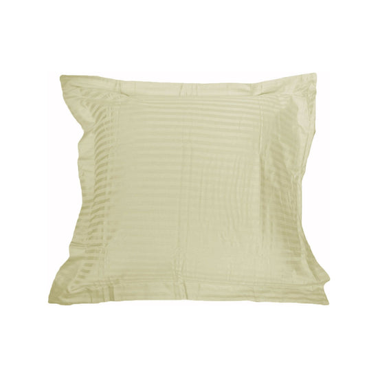 Accessorize 325TC One of Stripe Euro Pillowcase Ecru