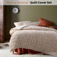 Accessorize Aurora Natural Quilt Cover Set Single