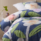 Accessorize Bella Blue Cotton Floral Quilt Cover Set Double