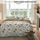 Bedding House Elizabeth White Cotton Sateen Quilt Cover Set Queen