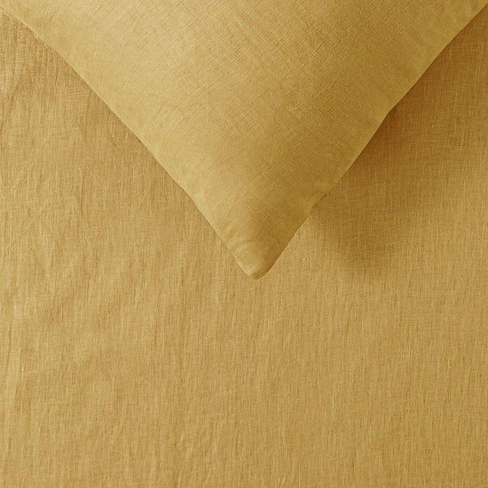 Vintage Design Homewares 100% Linen Ochre Quilt Cover Set King