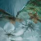 Bedding House Lou Blue Green Cotton Floral Quilt Cover Set King