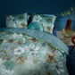 Bedding House Lou Blue Green Cotton Floral Quilt Cover Set King