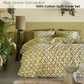 Bedding House Mae Green Seersucker Cotton Quilt Cover Set King