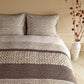 Bedding House Mathis Natural Cotton Quilt Cover Set King