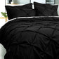 Bloomington Puffy Quilt Cover Set Black KING