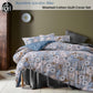 Accessorize Rainbow Garden Blue Washed Cotton Quilt Cover Set Single