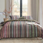 Bedding House Roman Multi Cotton Stripe Quilt Cover Set Queen