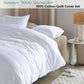 Bedding House Summer White Seersucker Cotton Quilt Cover Set King