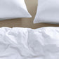 Bedding House Summer White Seersucker Cotton Quilt Cover Set King