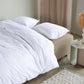 Bedding House Summer White Seersucker Cotton Quilt Cover Set King