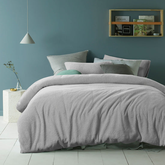 Accessorize Teddy Grey Quilt Cover Set Single