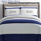 Big Sleep Yours Mine Navy Quilt Cover Set Double