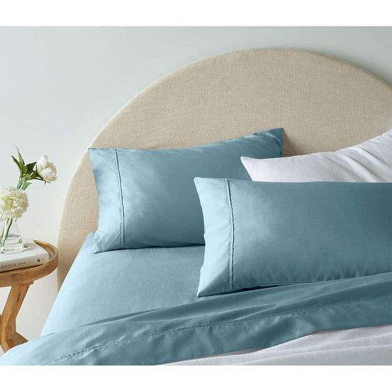 Accessorize 1900TC Cotton Rich Sheet Set Blue King