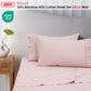 Accessorize 400TC Blush Bamboo Cotton Sheet Set 40cm Wall Single