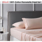 Accessorize Cotton Flannelette Sheet Set Blush Queen