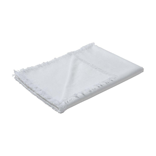 Vintage Design Homewares Gypsy White Washed Linen Cotton Table Runner 35 x 180cm