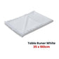 Vintage Design Homewares Gypsy White Washed Linen Cotton Table Runner 35 x 180cm
