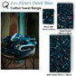 PIP Studio Les Fleurs Dark Blue Wash Mitt 16cm x 22cm