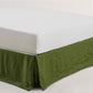 Vintage Design Homewares Olive French Linen Valance Queen