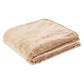 J.Elliot Home 450gsm Solid Faux Mink Blanket Natural