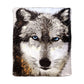 J.Elliot Home 350gsm Wolf Photo Mink Blanket