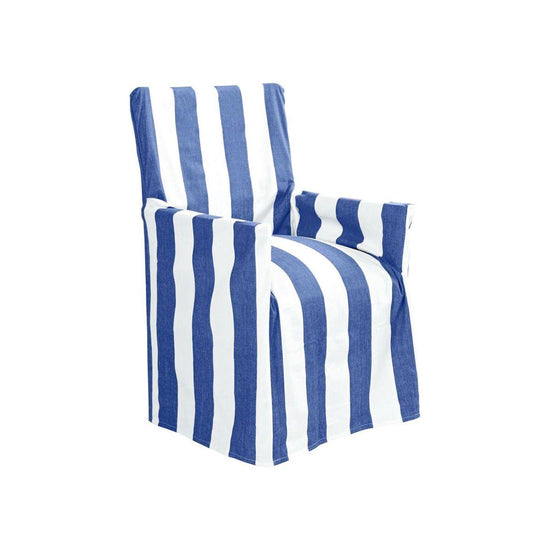 IDC Homewares Cotton Director Chair Cover Blue Stripes