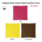 IDC Homewares Lollipop Extra Large Cotton Piped Square Cushion Cover 90 x 90 cm Chocolate