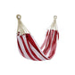IDC Homewares Red Striped Single Size Cotton Hammock 150 x 205 cm