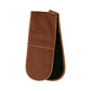 J Elliot Home Selby Cotton Double Oven Mitt Glove 17 x 82 cm Ginger & Black