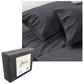 Jane Barrington 1200TC Olivia Cotton Rich Sheet Set 40cm Wall Charcoal Queen