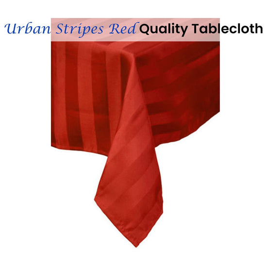 Quality Urban Red Tablecloth 150 x 320 cm