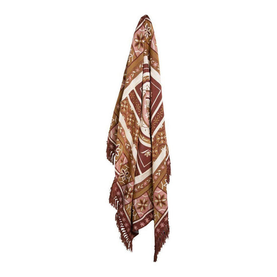 J Elliot Home Kasbah Luxury Fringe Throw 130 x 160cm Pink