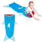 Mermaid Tail Shark Soft Blanket Throw
